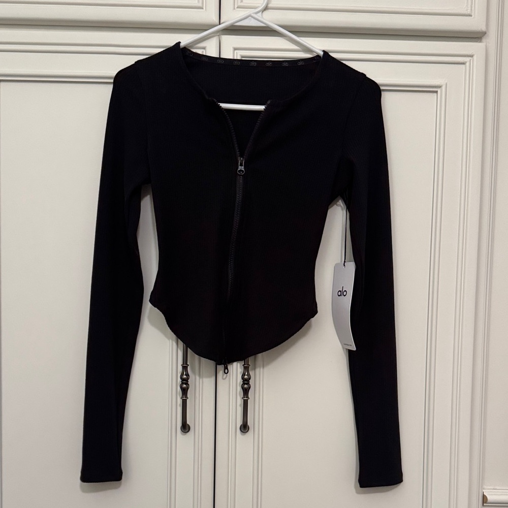 ALO Yoga Black Stardust Jacket